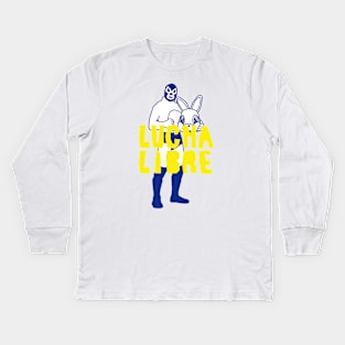 LUCHADOR#15 Kids Long Sleeve T-Shirt